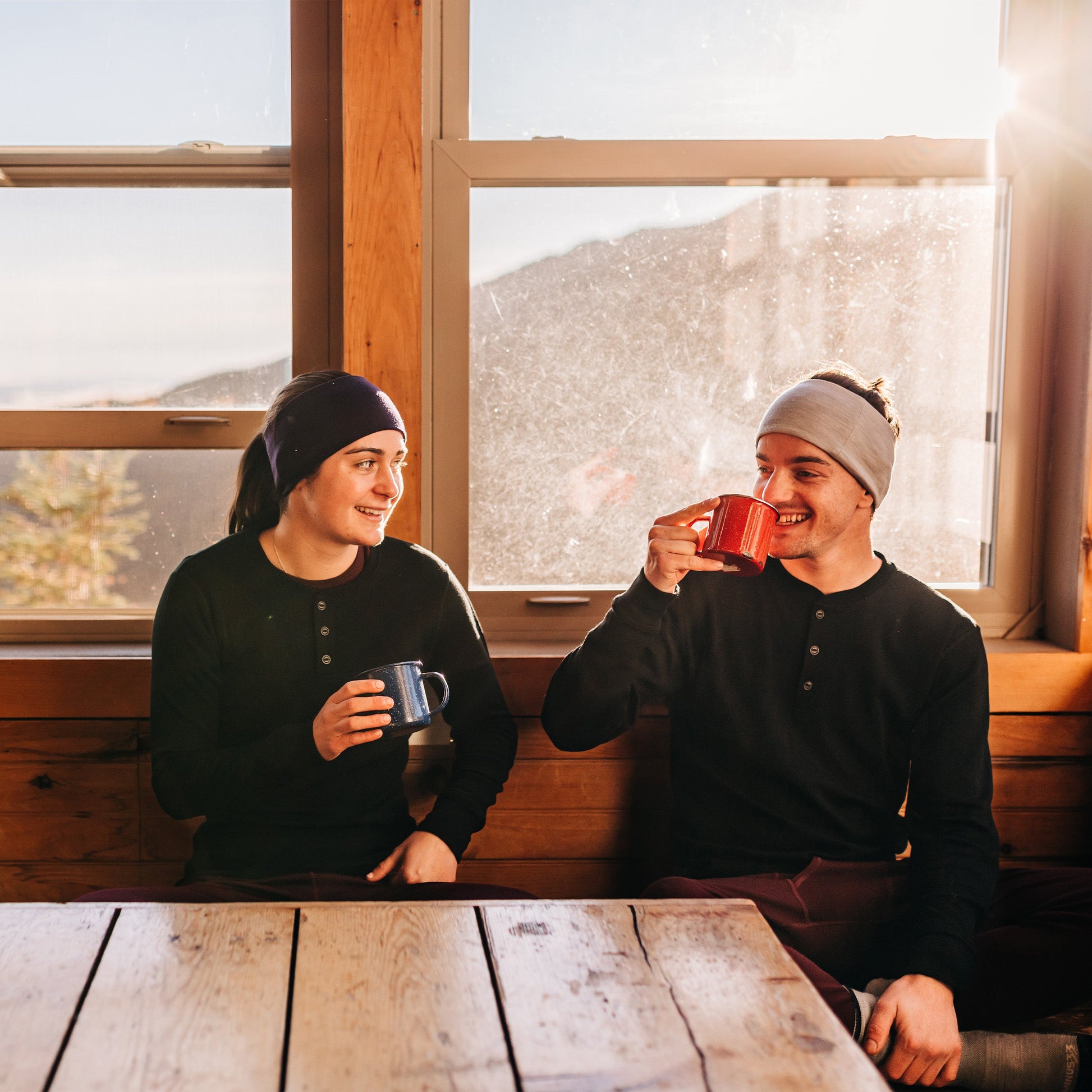 Midweight - Men's Long Sleeve Henley 100% Merino Wool - Concordia Style Boutique