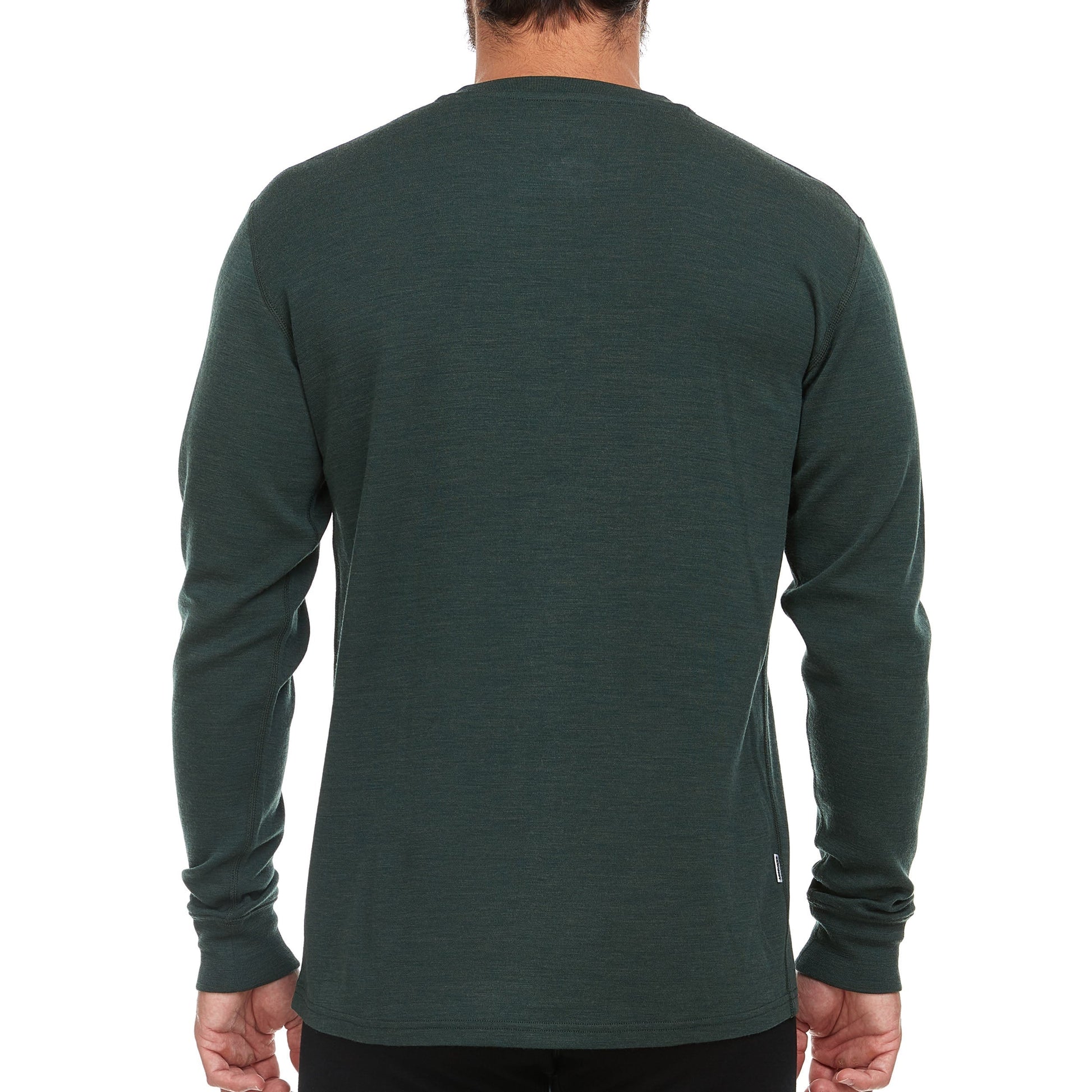 Midweight - Men's Long Sleeve Henley 100% Merino Wool - Concordia Style Boutique