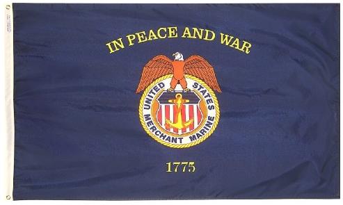 Merchant Marine Outdoor Flag