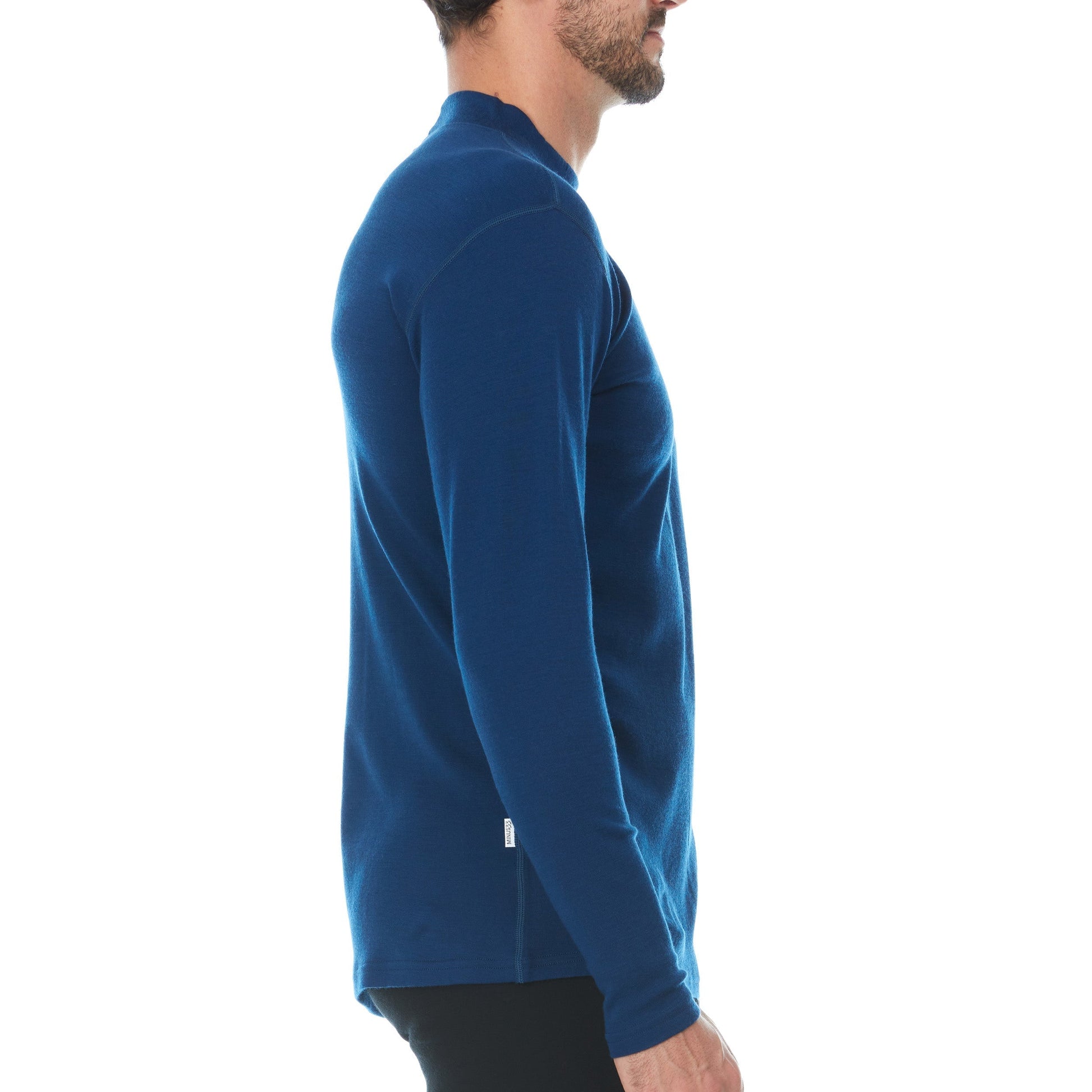Midweight - Rogers Mock Neck 100% Merino Wool - Concordia Style Boutique