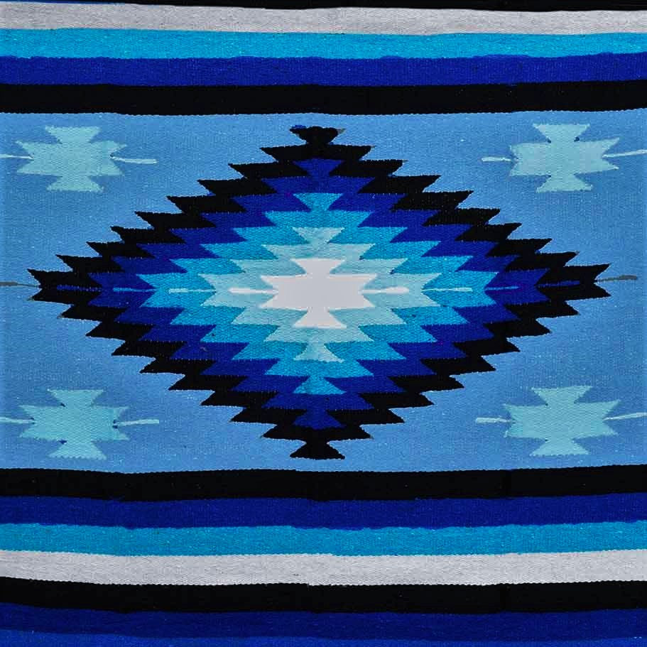 Blue Shades Diamond Blanket - Concordia Style Boutique