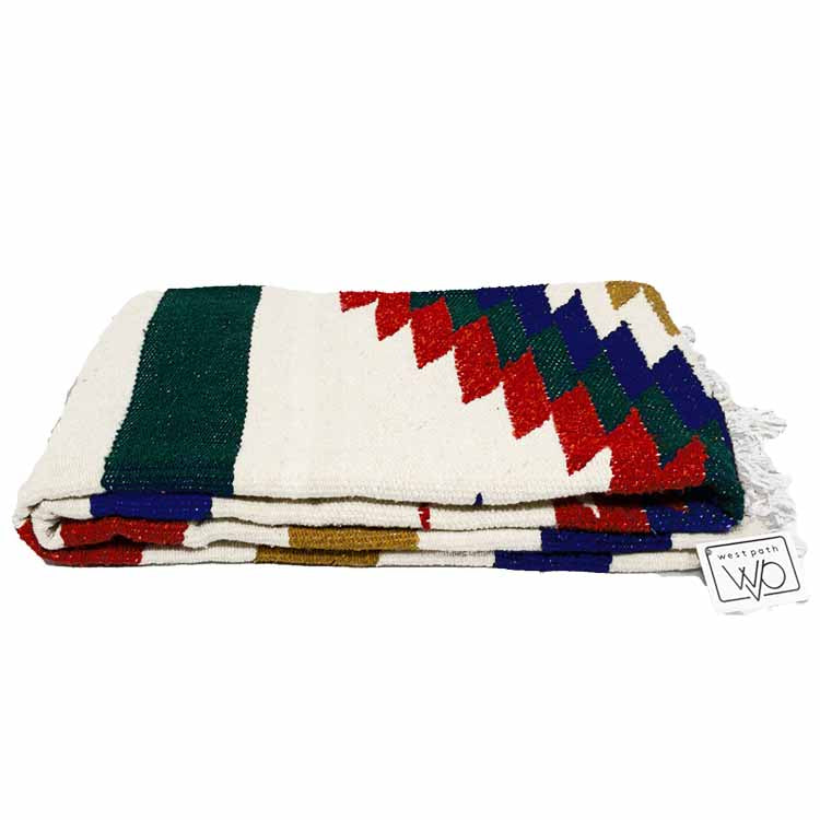 White Fiesta Diamond Blanket - Concordia Style Boutique
