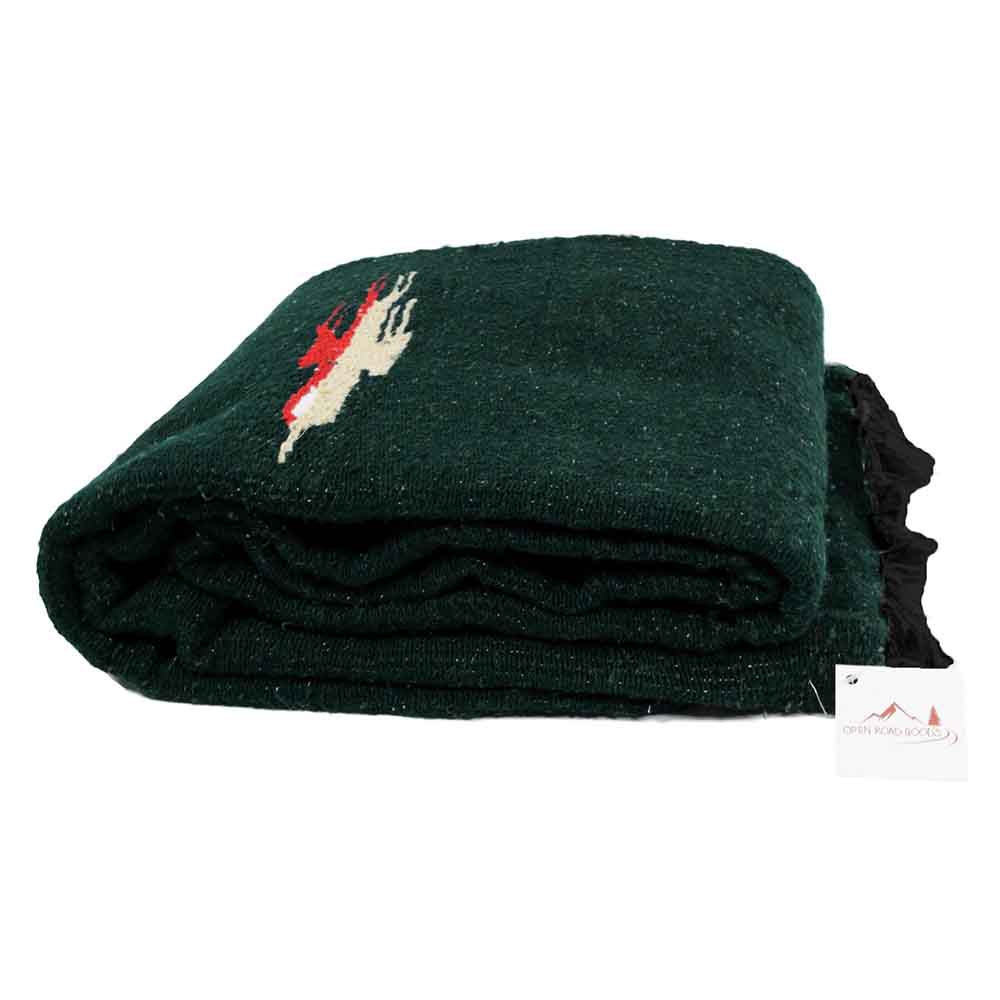 Dark Green Baja Thunderbird Blanket - Concordia Style Boutique