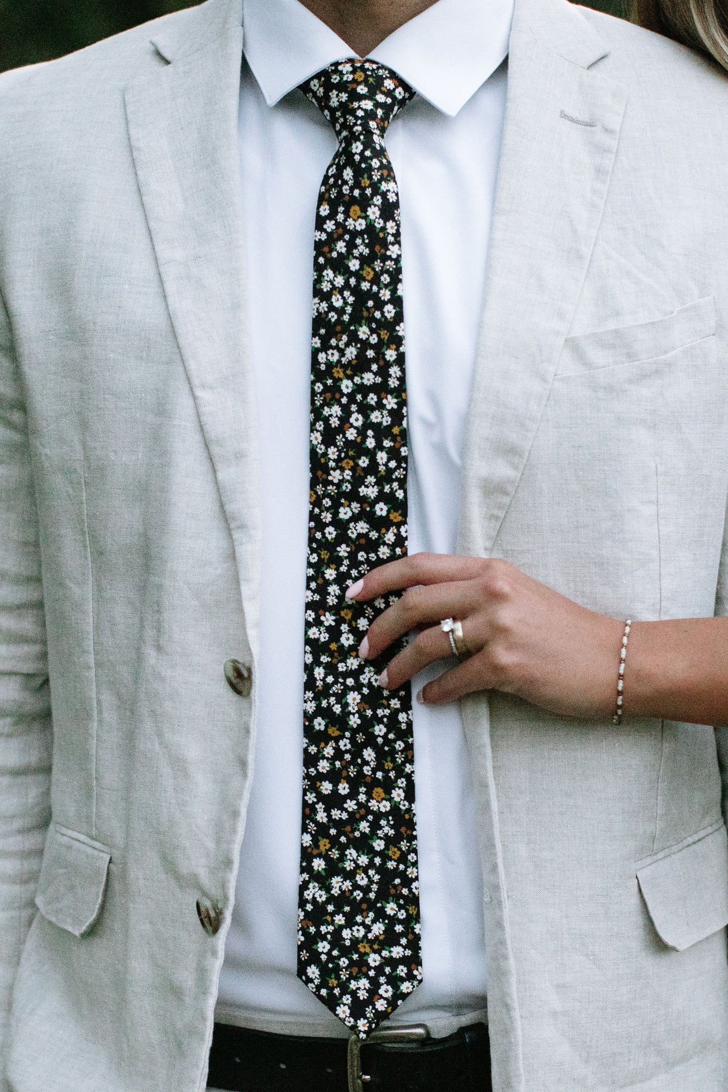 Midnight Floral - Men's Tie