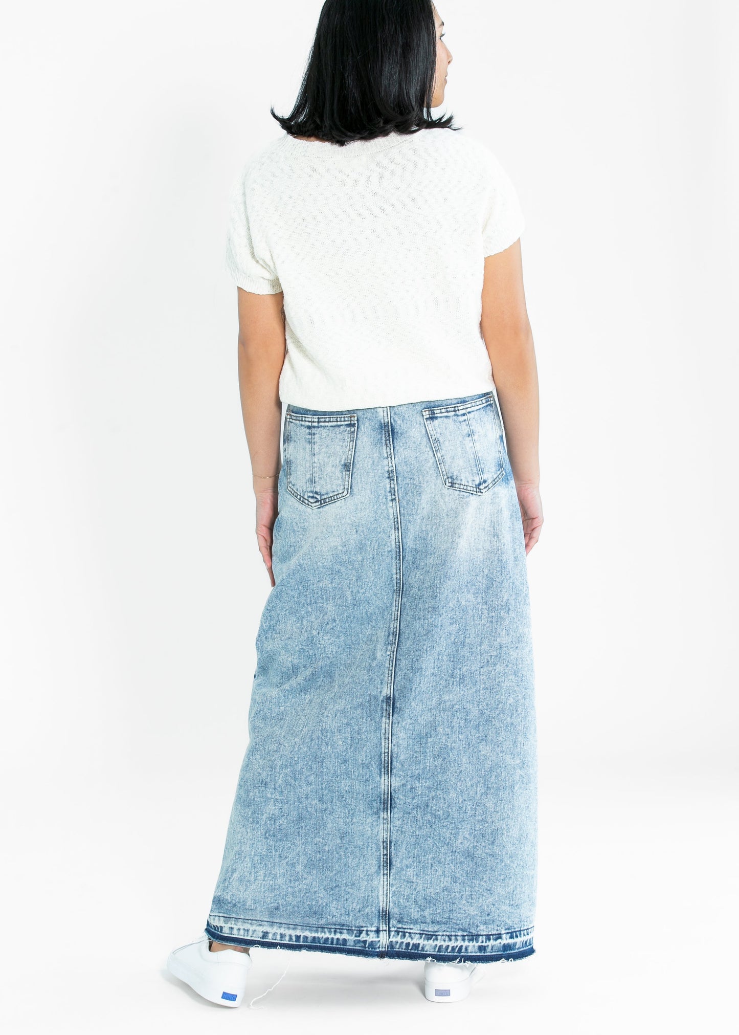 Mina Denim Maxi Skirt - Concordia Style Boutique
