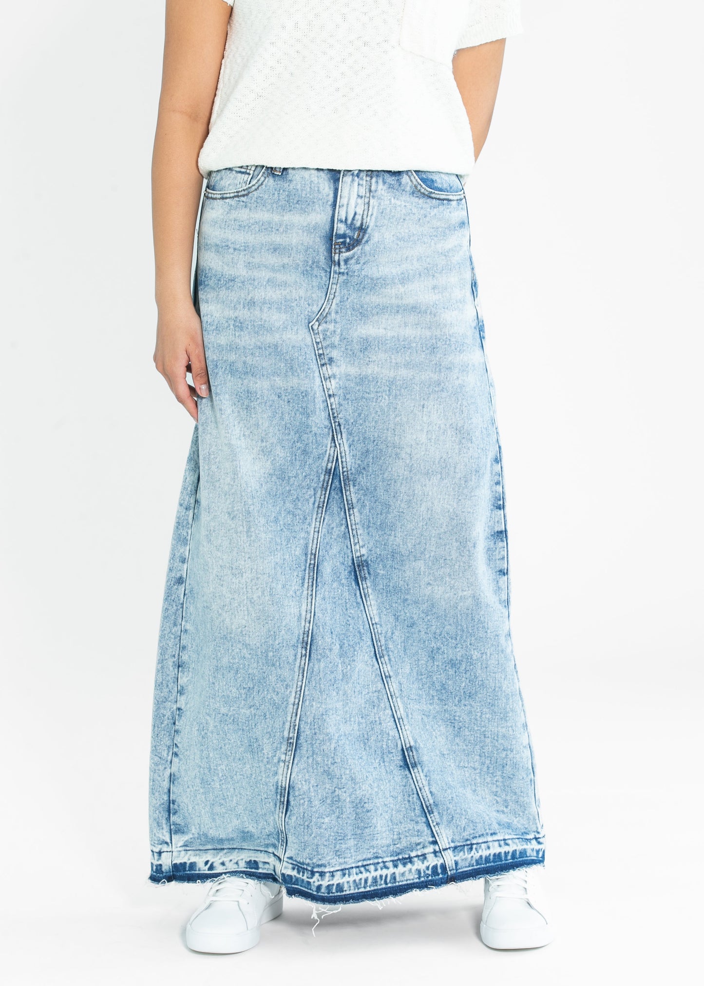 Mina Denim Maxi Skirt - Concordia Style Boutique