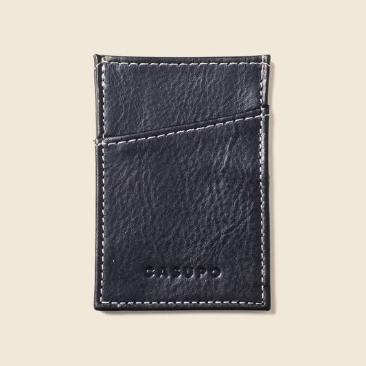 Minimalist Wallet with RFID Protection - Black