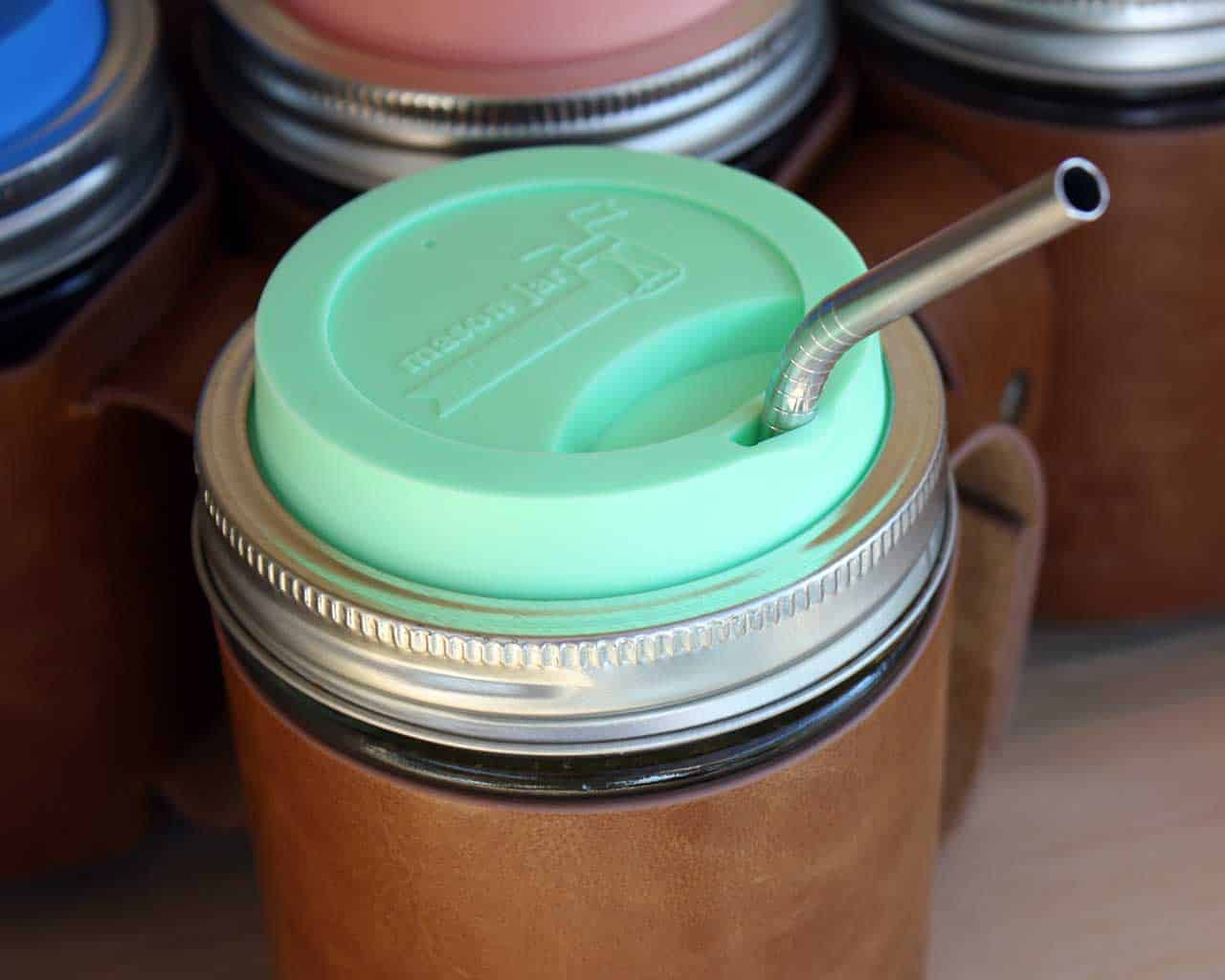 Combo 6 Pack Thin Bent Stainless Steel Straws for Mason Jars - Premium Mason Jar from Mason Jar Lifestyle - Just $14.99! Shop now at Concordia Style Boutique