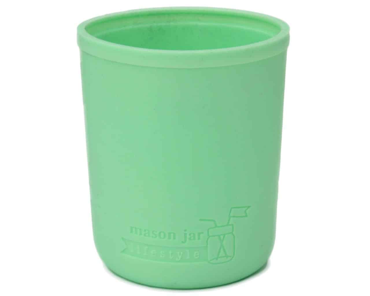 Silicone Sleeve for Regular Mouth Half Pint 8oz Mason Jars - Concordia Style Boutique