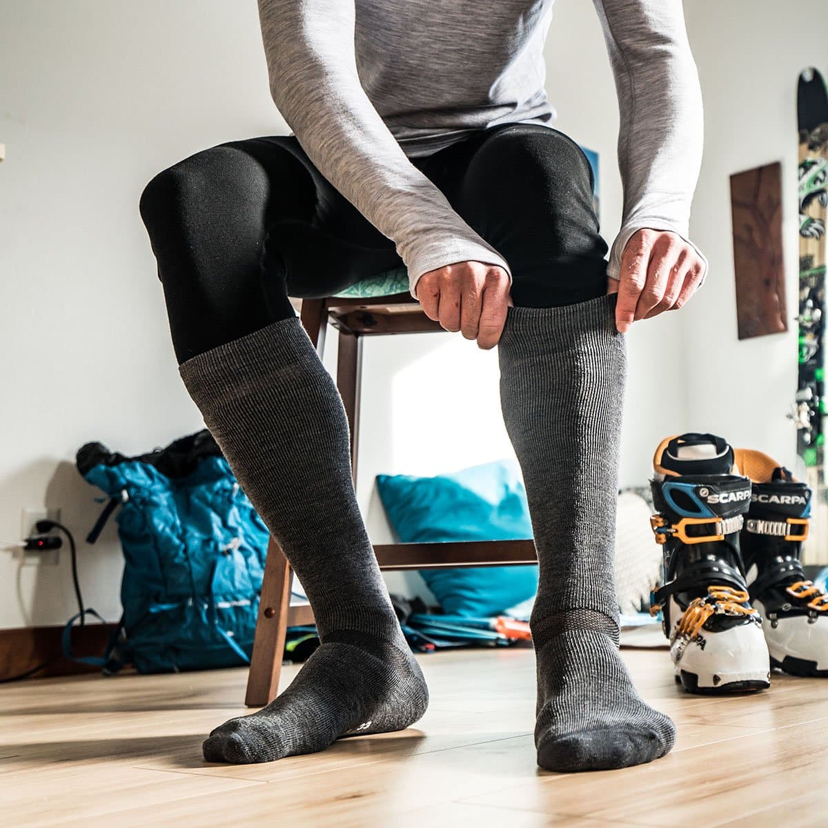 Lightweight - Ski and Snowboard Over the Calf Socks - Concordia Style Boutique