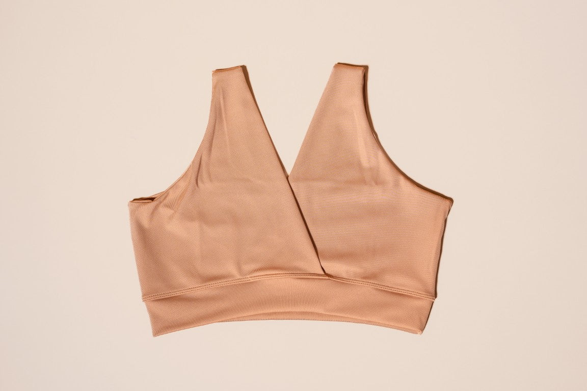 Mocha Mousse FourthWear Postpartum Bralette 3-set + Chest Ice/Heat Pack