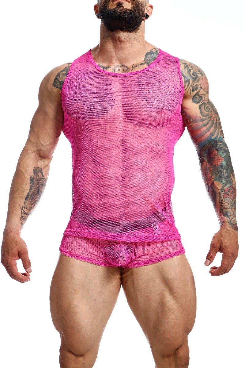 MOB Fishnet Boxer HotPink