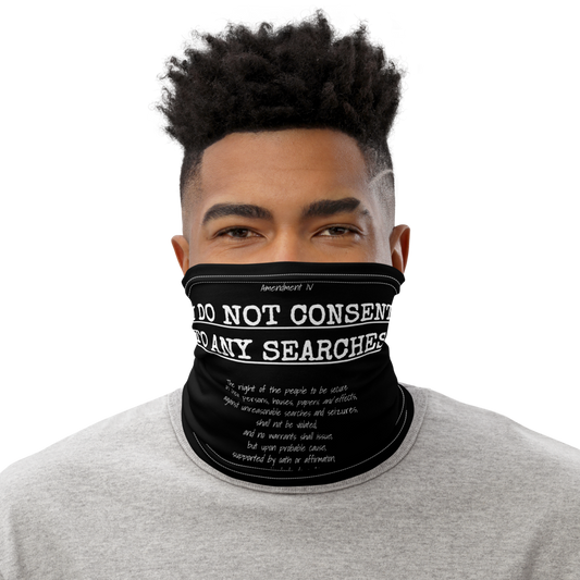 I Do Not Consent to Searches Facemask - Concordia Style Boutique