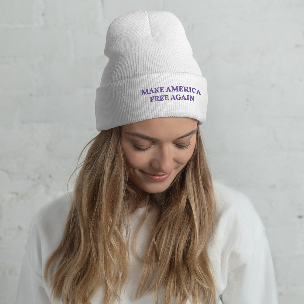 Make America Free Again Cuffed Beanie - Concordia Style Boutique