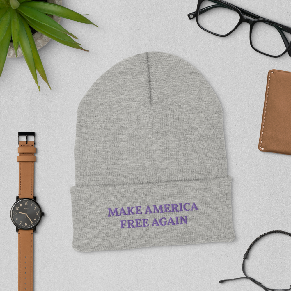 Make America Free Again Cuffed Beanie - Concordia Style Boutique