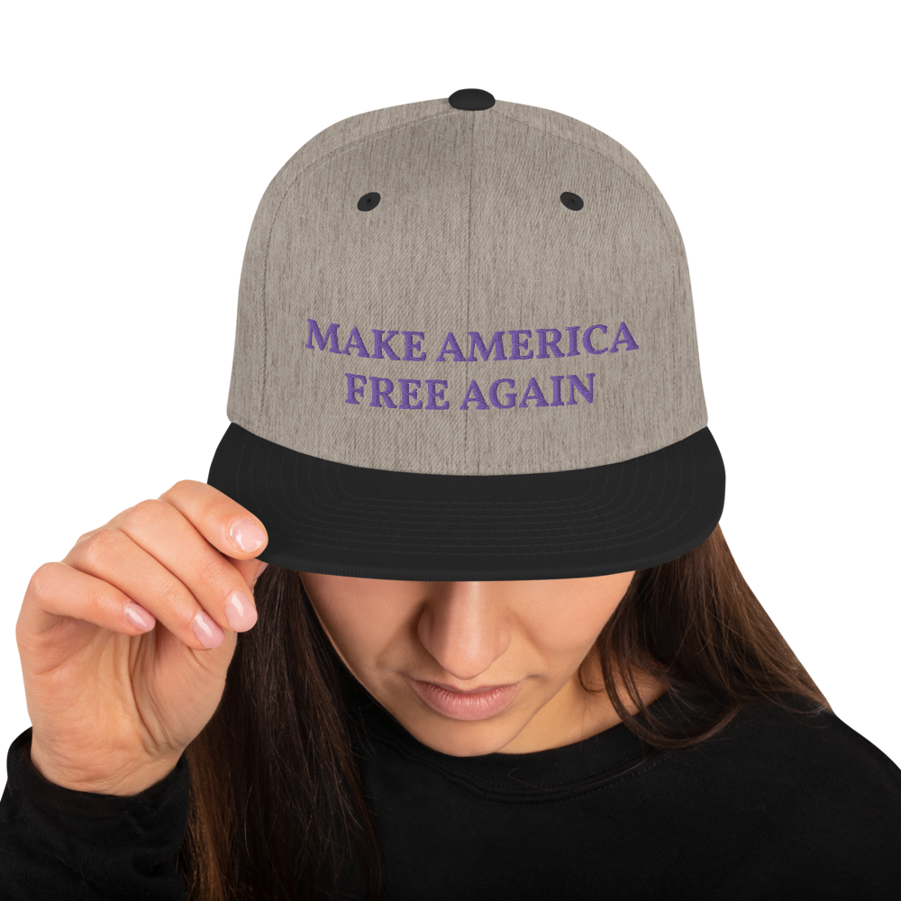 Make America Free Again Snapback Hat - Concordia Style Boutique