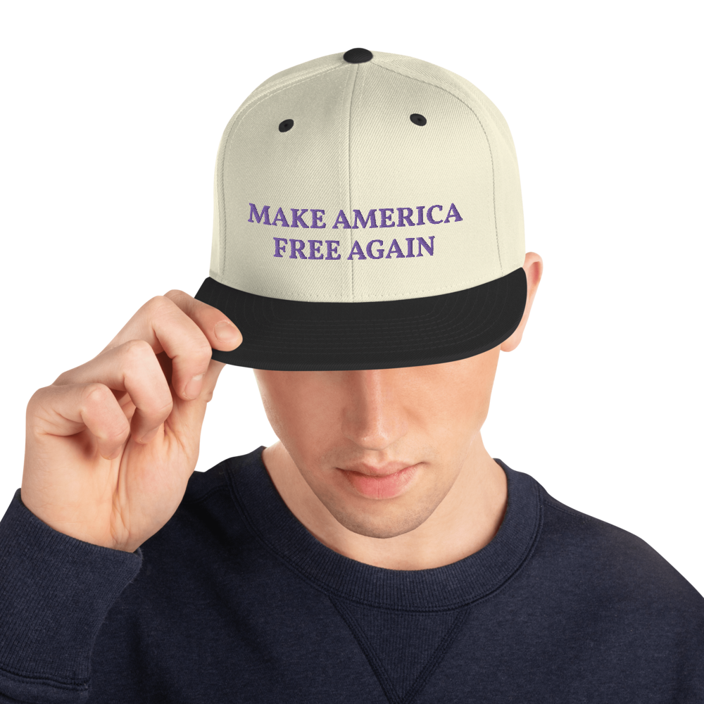 Make America Free Again Snapback Hat - Concordia Style Boutique