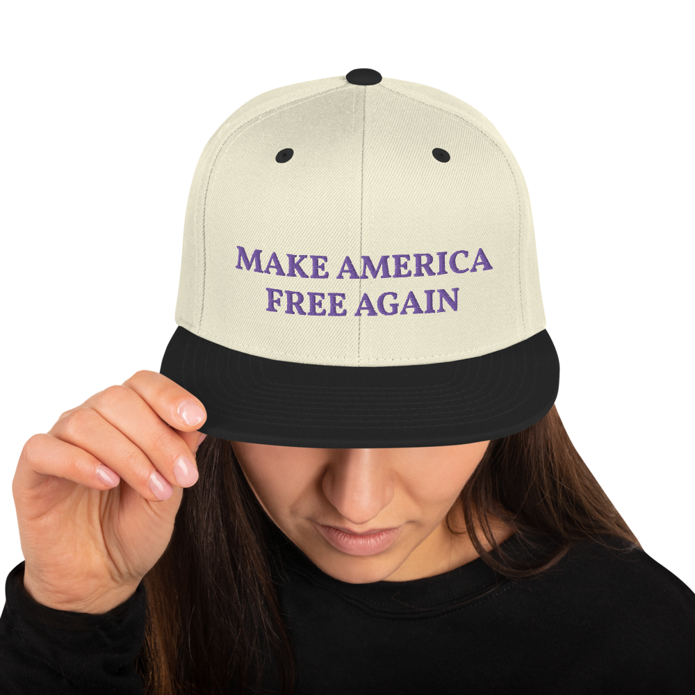 Make America Free Again Snapback Hat - Concordia Style Boutique