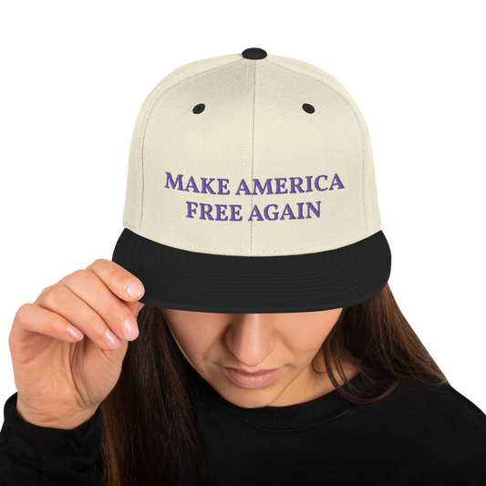 Make America Free Again Snapback Hat - Concordia Style Boutique