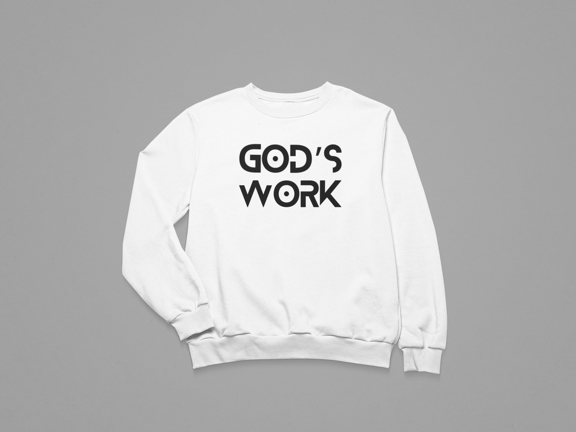 GOD'S WORK Crew Neck Sweater - Concordia Style Boutique