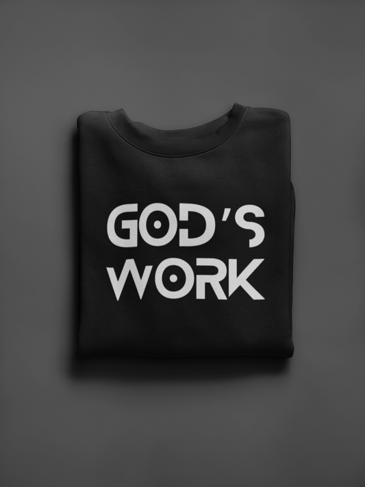 GOD'S WORK Crew Neck Sweater - Concordia Style Boutique