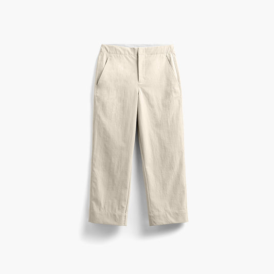 Women's Pace Poplin Cropped Chino - Buff - Concordia Style Boutique