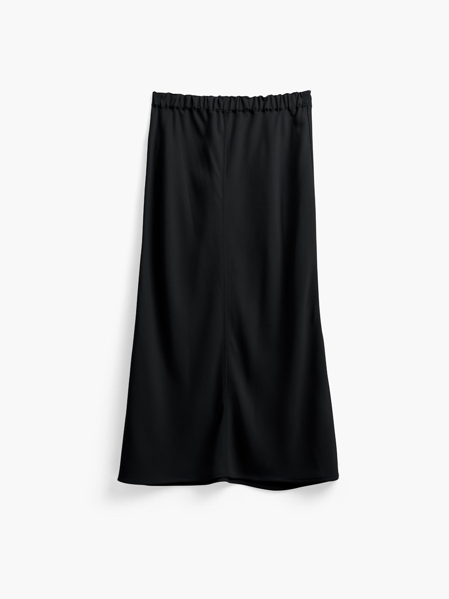 Women's Swift Satin Reversible Skirt - Black - Concordia Style Boutique