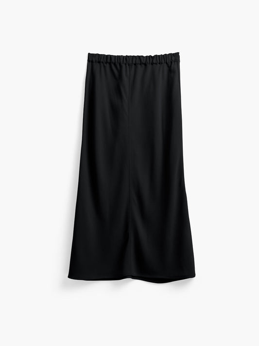 Women's Swift Satin Reversible Skirt - Black - Concordia Style Boutique