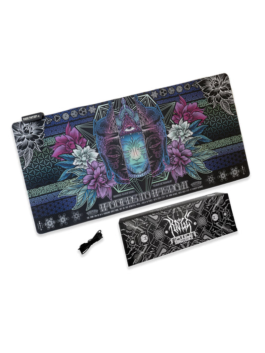 WOUNDS TO WISDOM V2 • ETHEREAL HUES • XXL RGB GAMING MOUSEPAD - Concordia Style Boutique