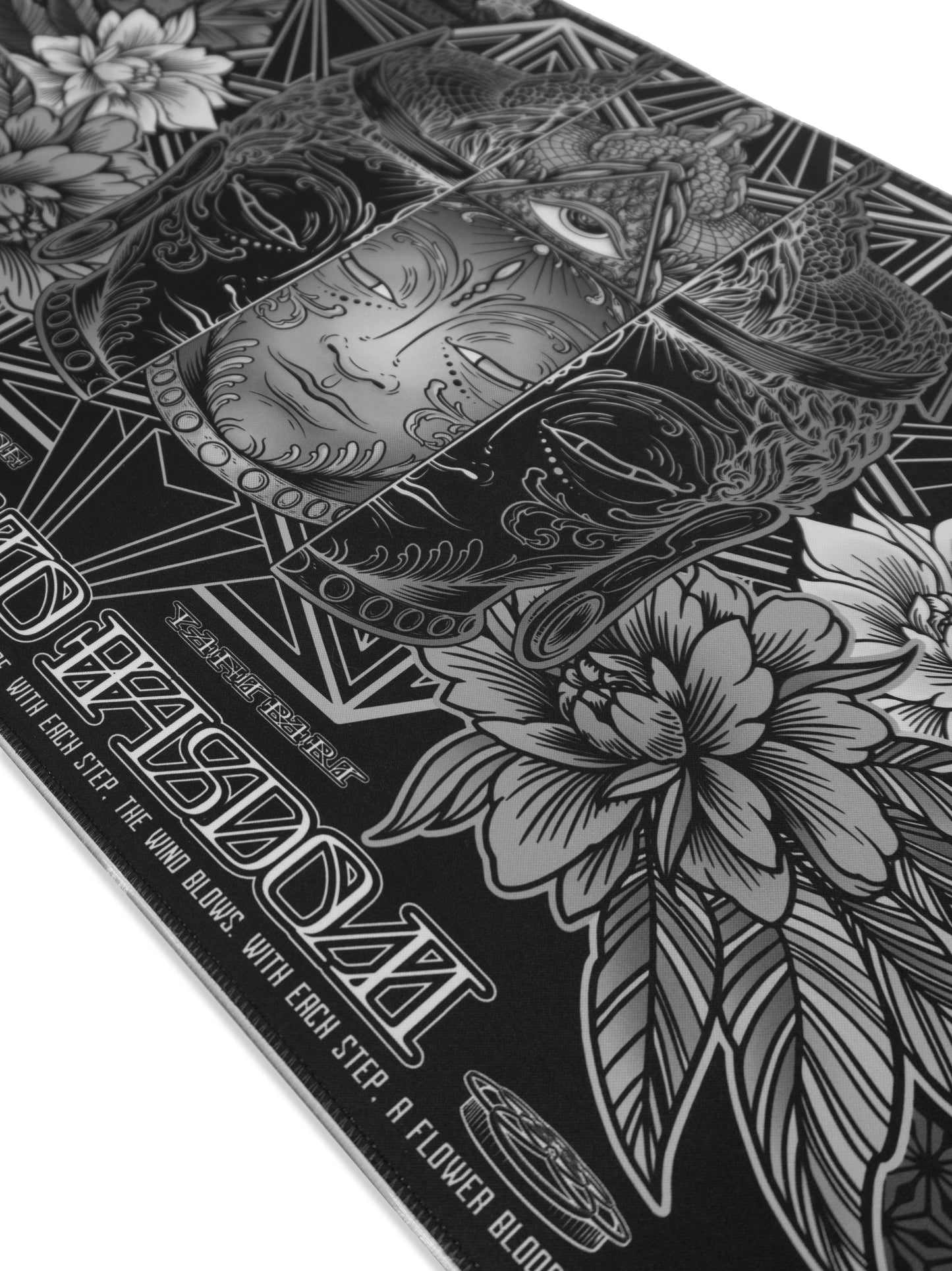 WOUNDS TO WISDOM V1 • MONOCHROME • XXL RGB GAMING MOUSEPAD - Concordia Style Boutique