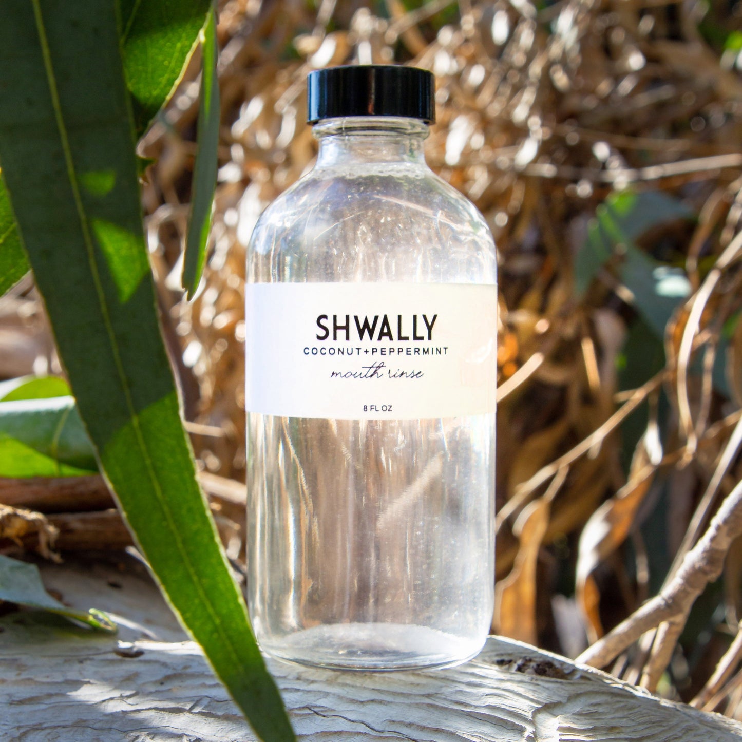 Shwally Peppermint Coconut Mouth Rinse 8OZ