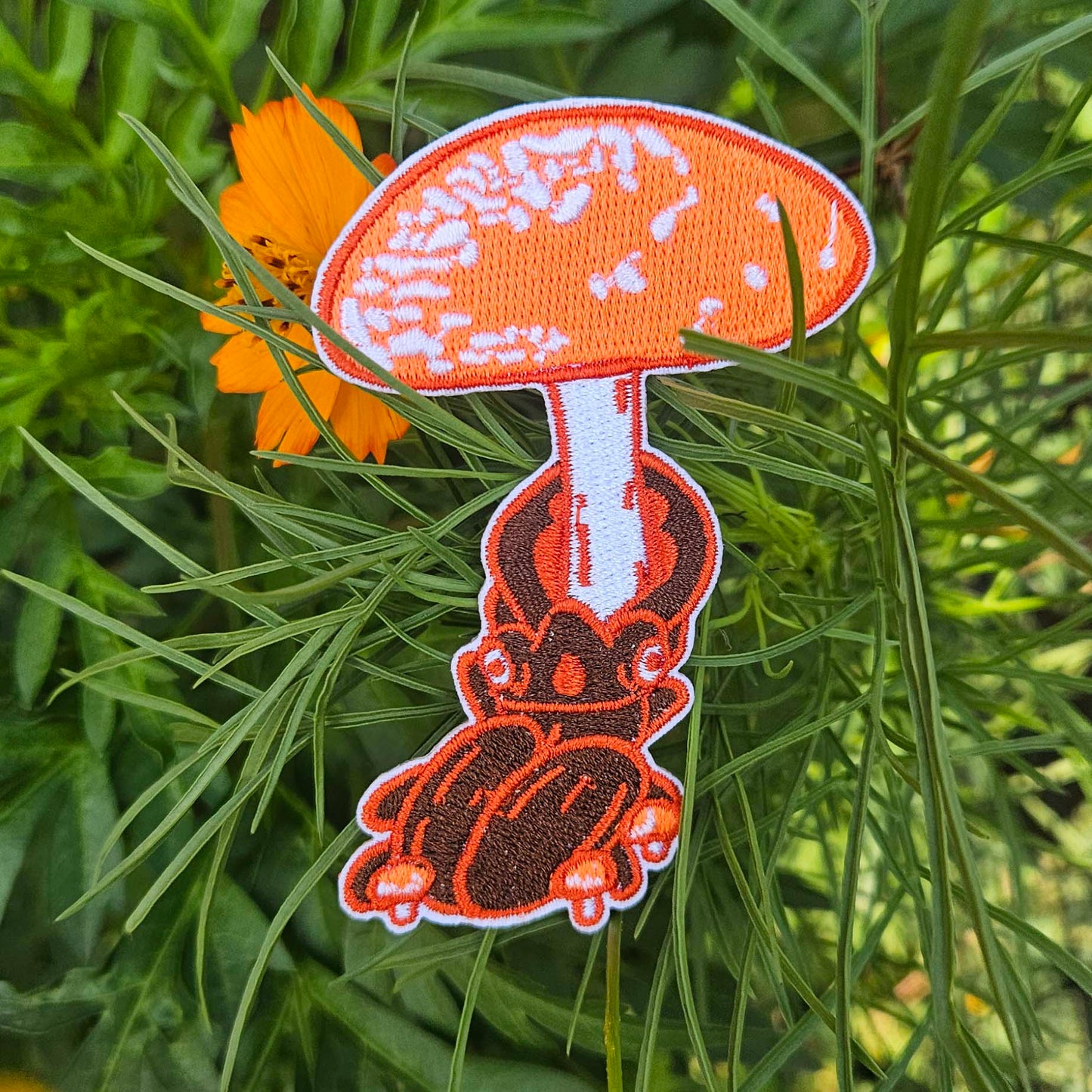 Mushroom Beetle Iron on Patch - Concordia Style Boutique