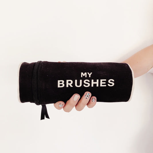 Brushes, Cylinder Case, Black - Concordia Style Boutique