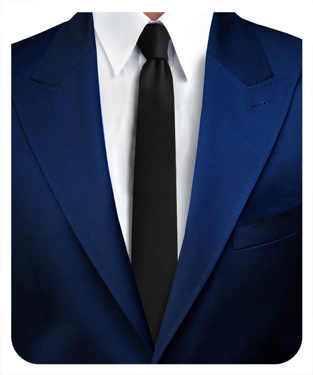 Vittorio Farina Men's Satin Skinny Necktie