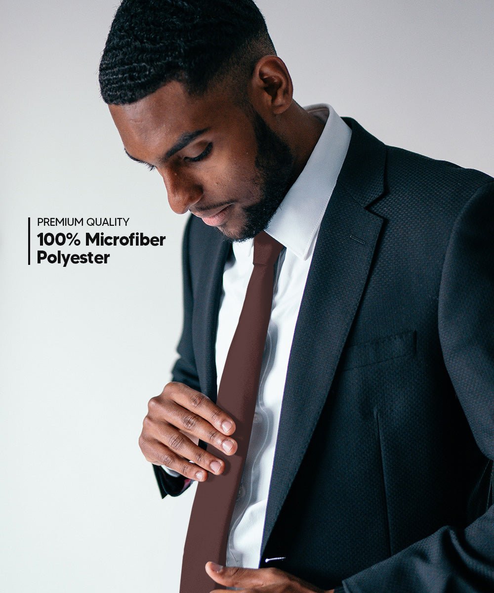 Vittorio Farina Men's Satin Skinny Necktie