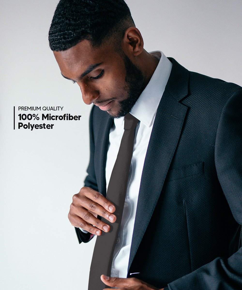 Vittorio Farina Men's Satin Skinny Necktie