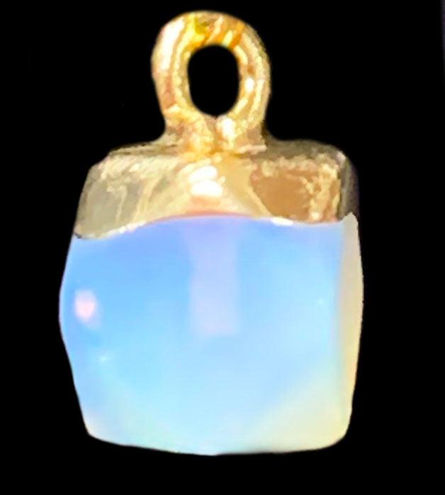 Nadia Handcrafted Opal Solitaire Gemstone Pendant Necklace