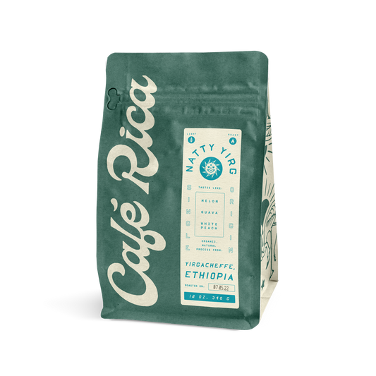 Cafe Rica’s Natty Yirg - Natural Ethiopian - 340g - Concordia Style Boutique