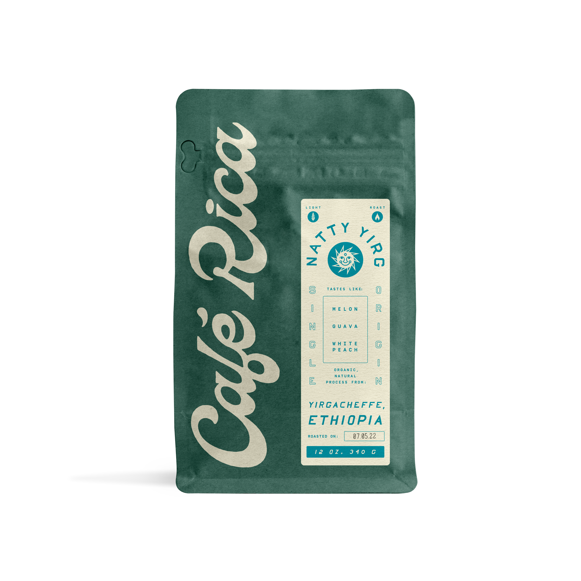 Cafe Rica’s Natty Yirg - Natural Ethiopian - 340g - Concordia Style Boutique