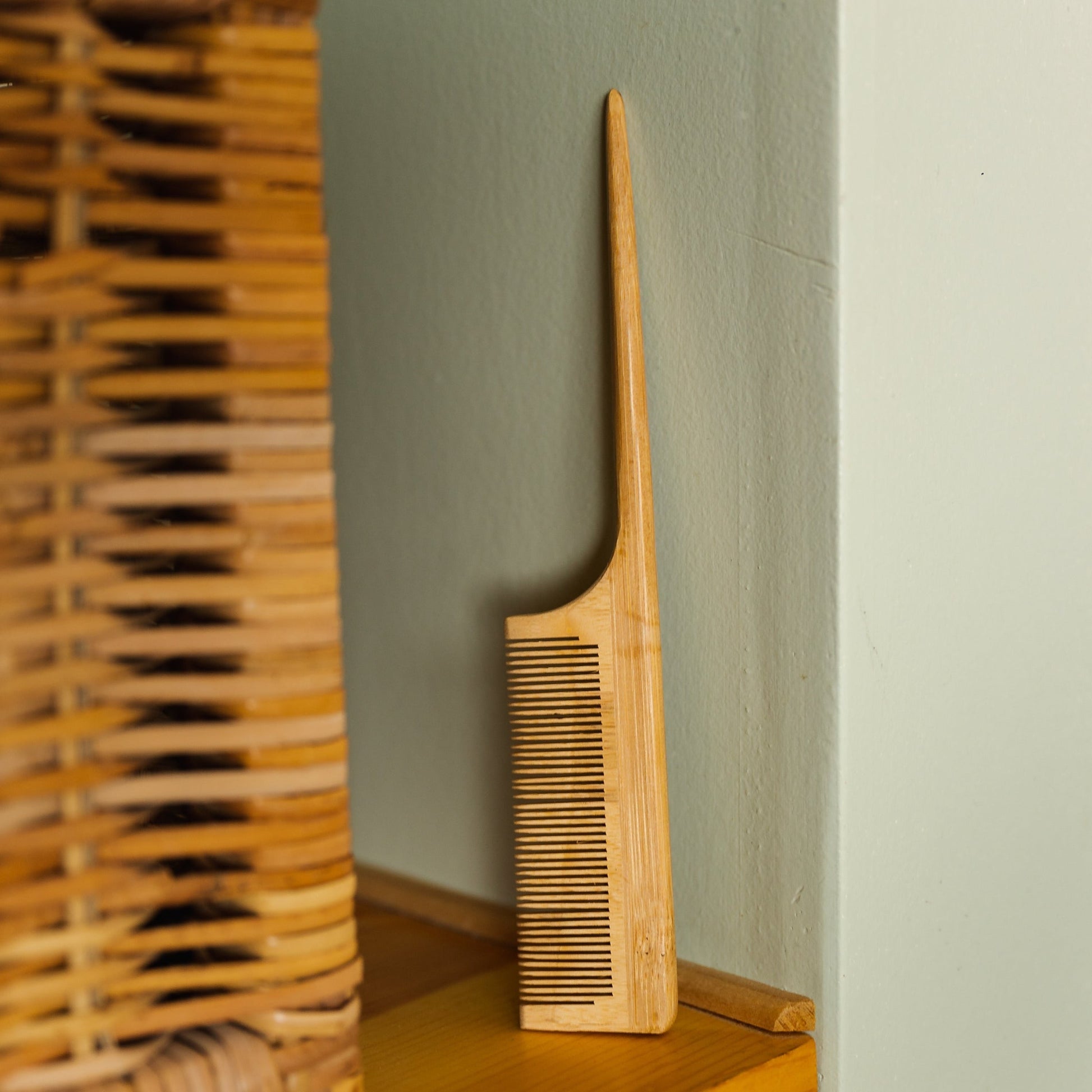 Bamboo Styling Rat Tail Comb - Concordia Style Boutique