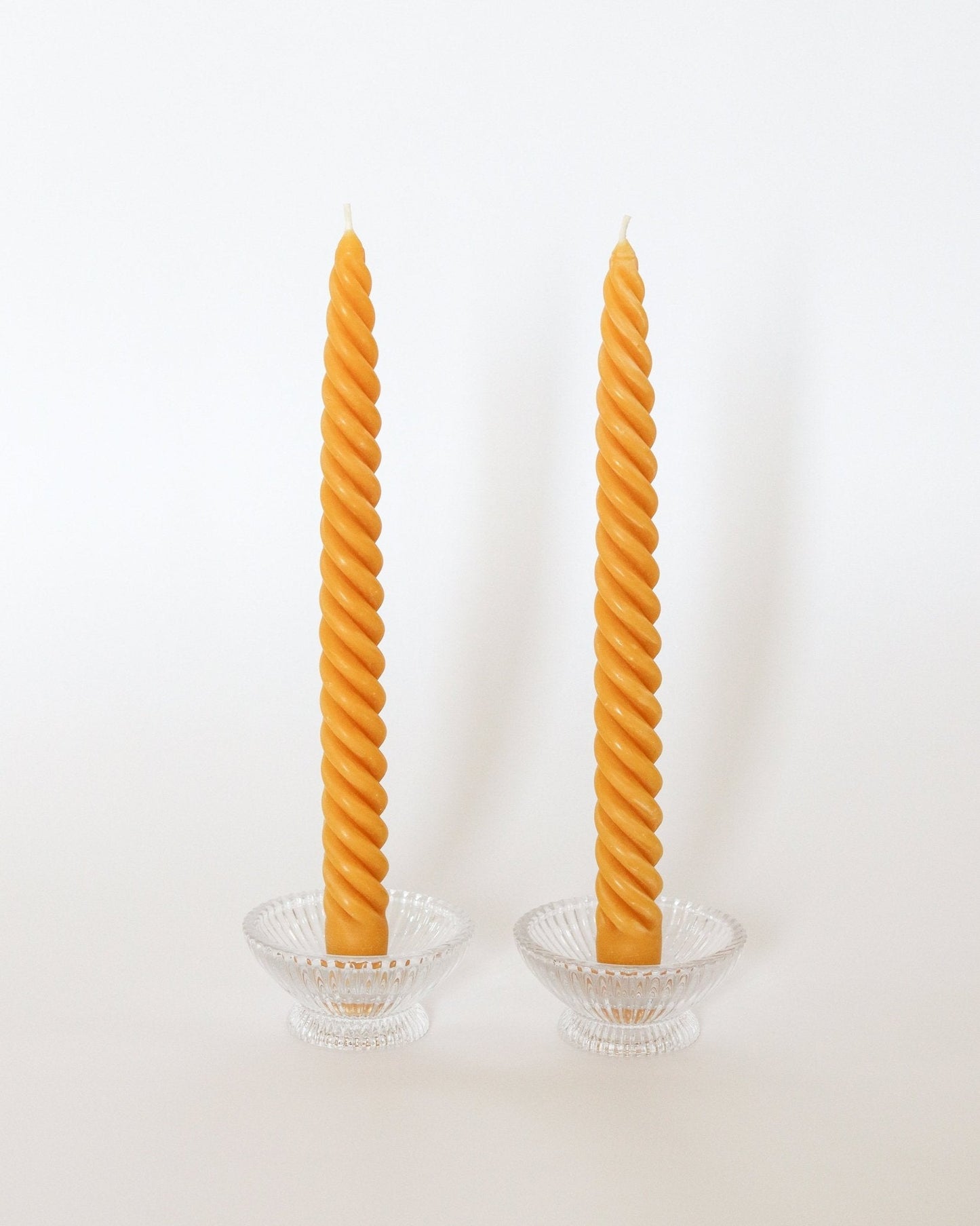 Natural Yellow Dinner Tapers - Set of 2 - Concordia Style Boutique