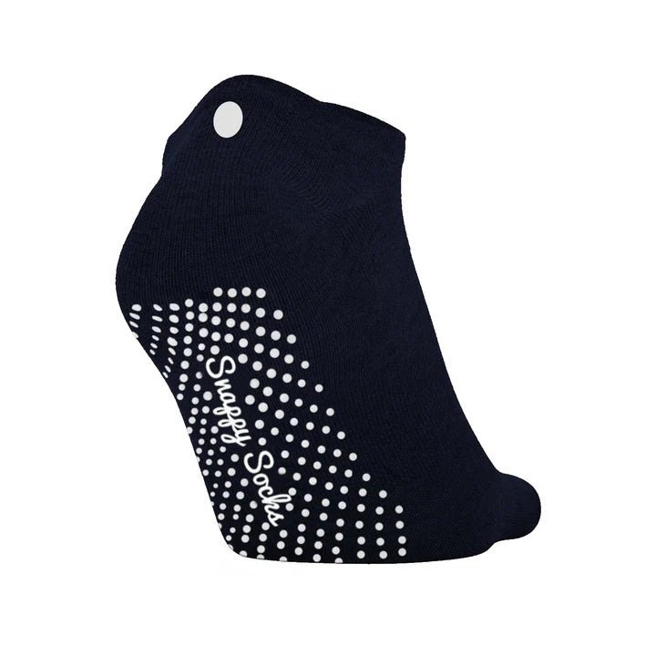 Navy Never Slip Socks - Single Pair