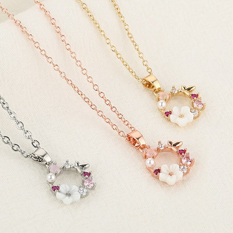 FLOWER GARLAND NECKLACE - Concordia Style Boutique