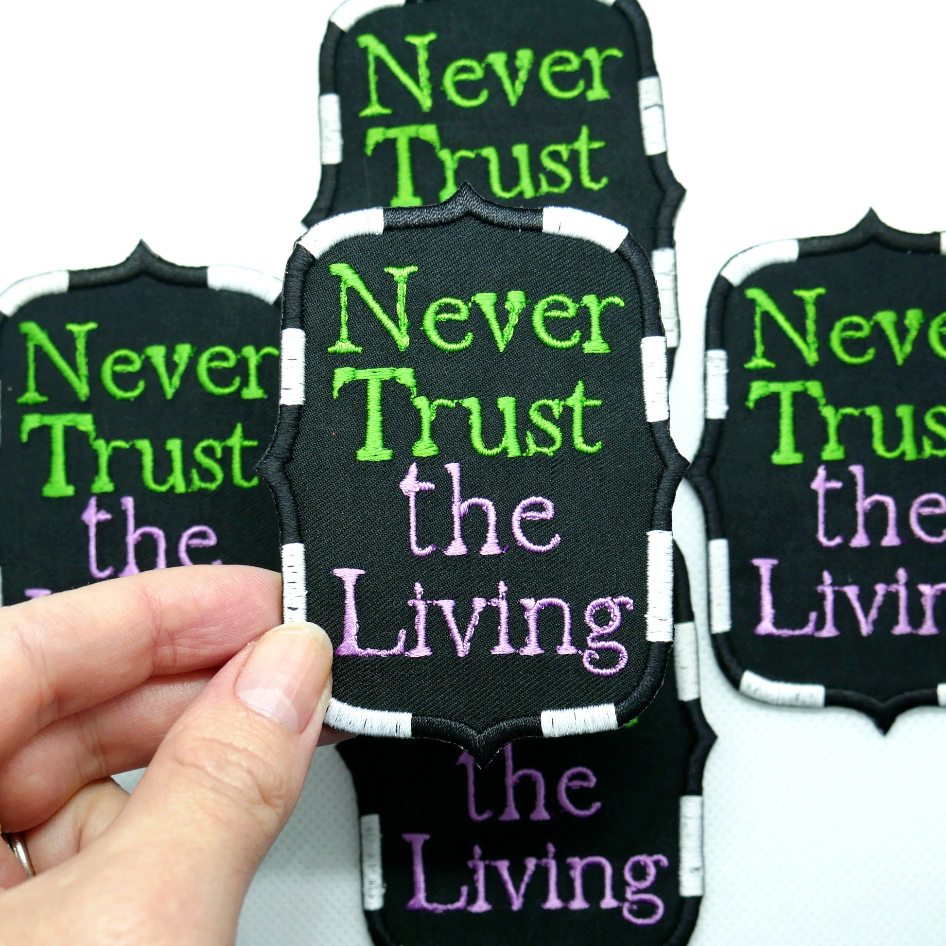 Never Trust The Living Patch - Concordia Style Boutique
