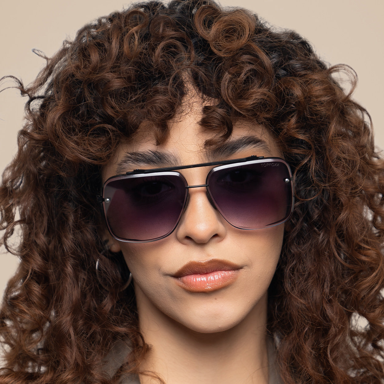 Bella Midnight - Tangle Free Aviator Sunglasses - Concordia Style Boutique