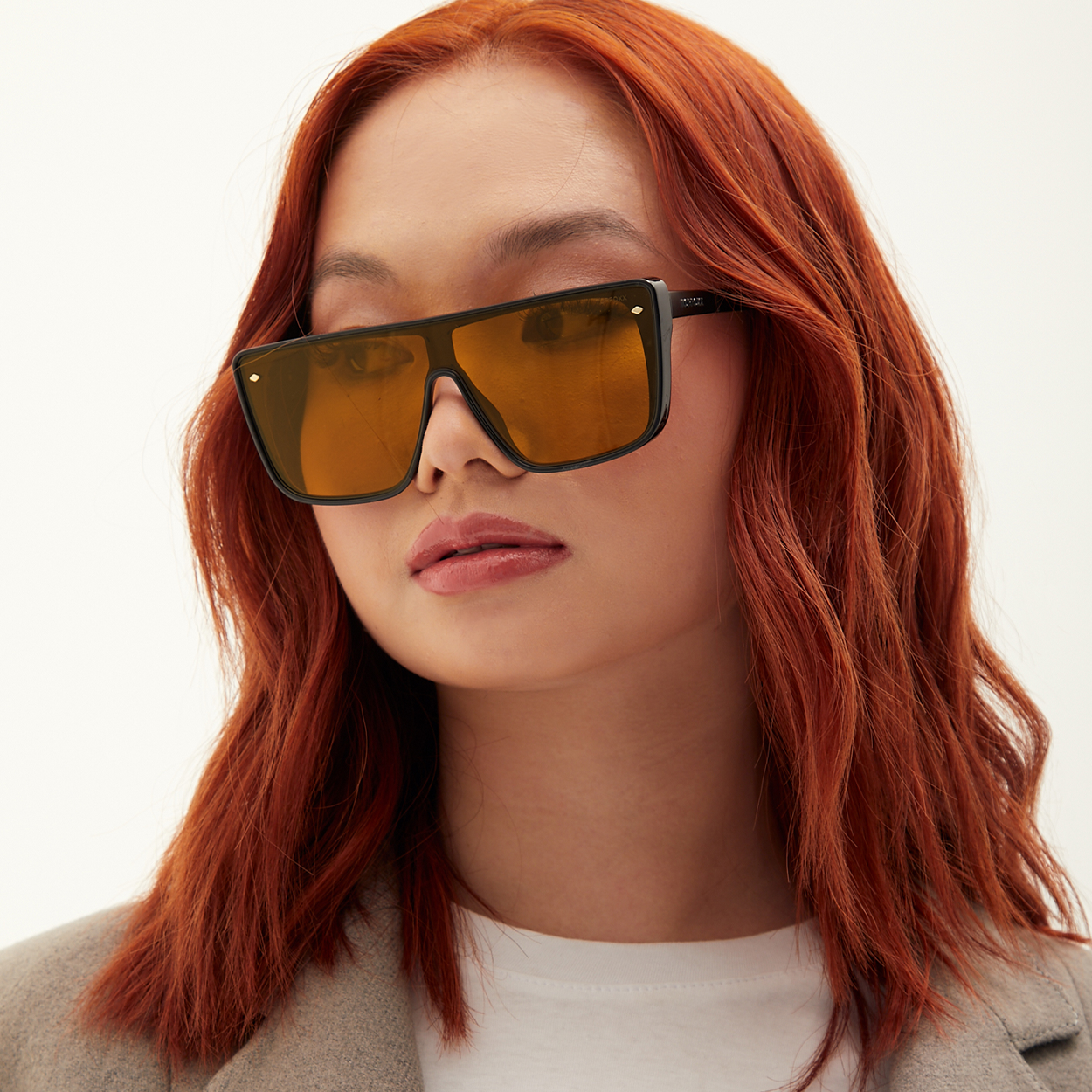Sustainable Rayz - Limited Edition Yellow Squared Sunglasses - Concordia Style Boutique