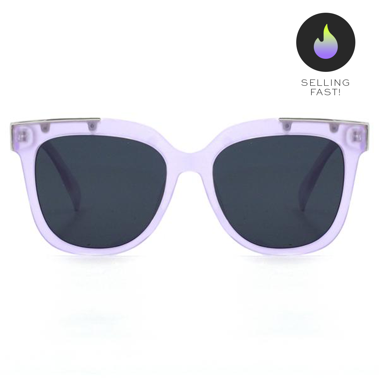 Coco - Lilac Wayfarer Sunglasses - Concordia Style Boutique
