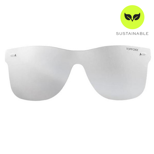 Sustainable Future Wife - Silver Square Wayfarer Sunglasses - Concordia Style Boutique