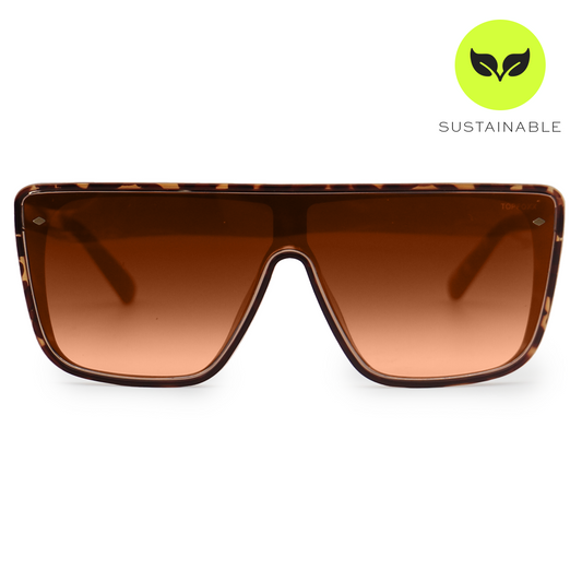 Sustainable Rayz - Limited Edition Tortoise Squared Sunglasses - Concordia Style Boutique