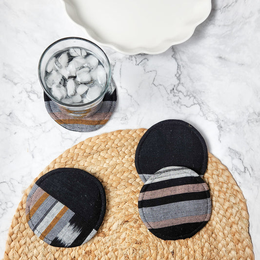 Circular Woven Guatemalan Coasters - Concordia Style Boutique